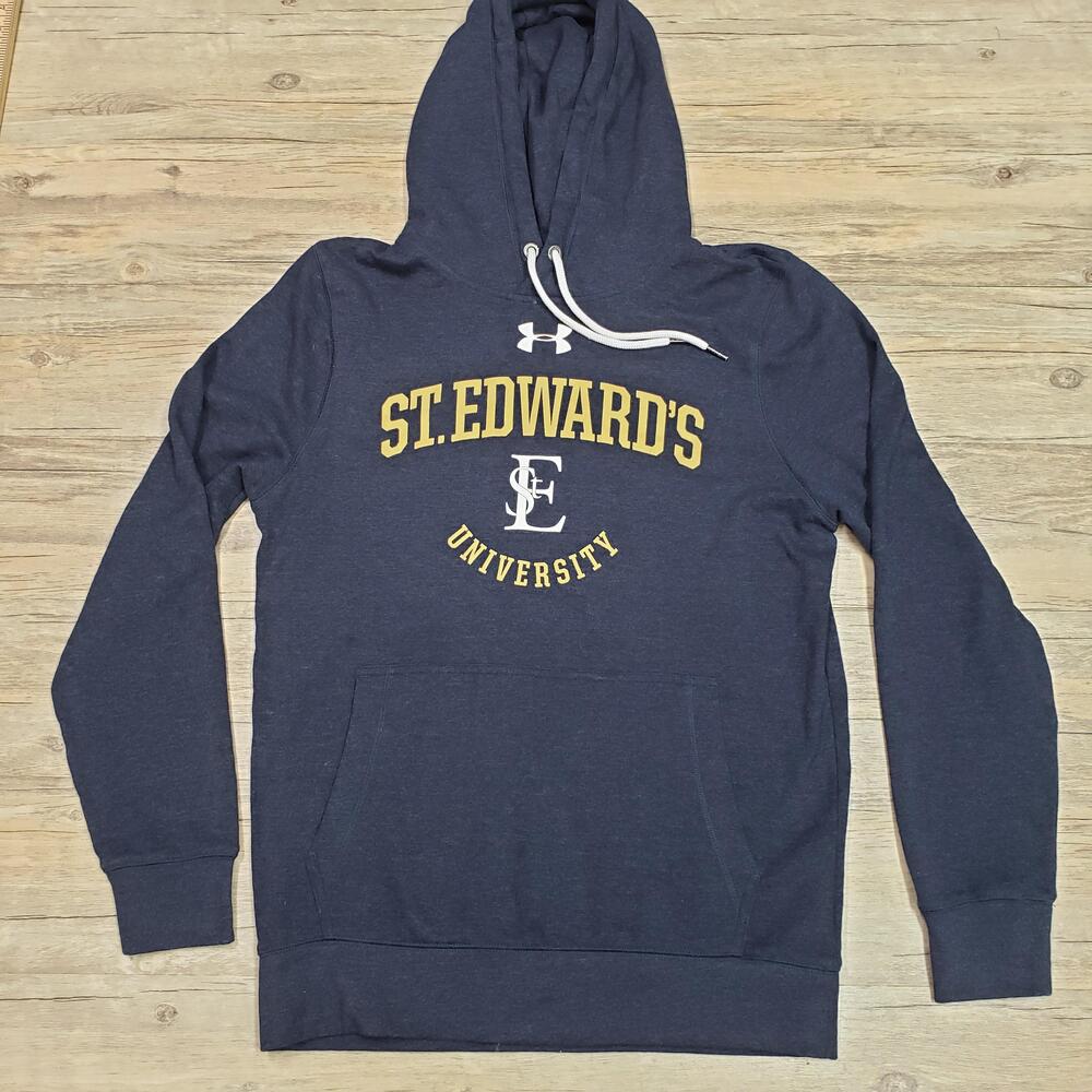 St. Edward's University Sweatshirt Mens Small Blue College Under Armour Hoodie